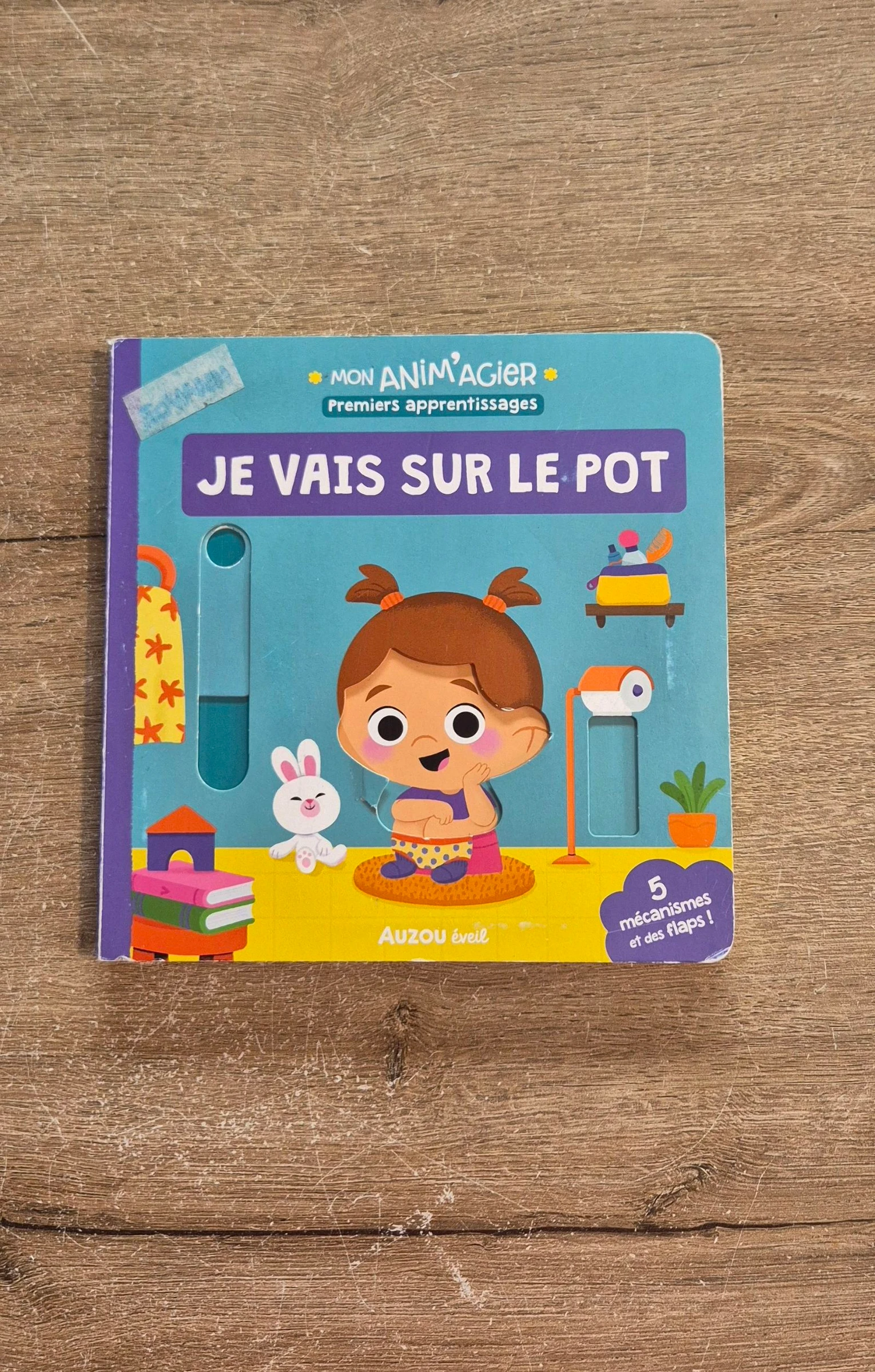 Livre animé Je vais sur le pot 